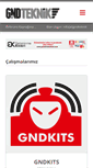 Mobile Screenshot of gndteknik.com