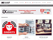 Tablet Screenshot of gndteknik.com